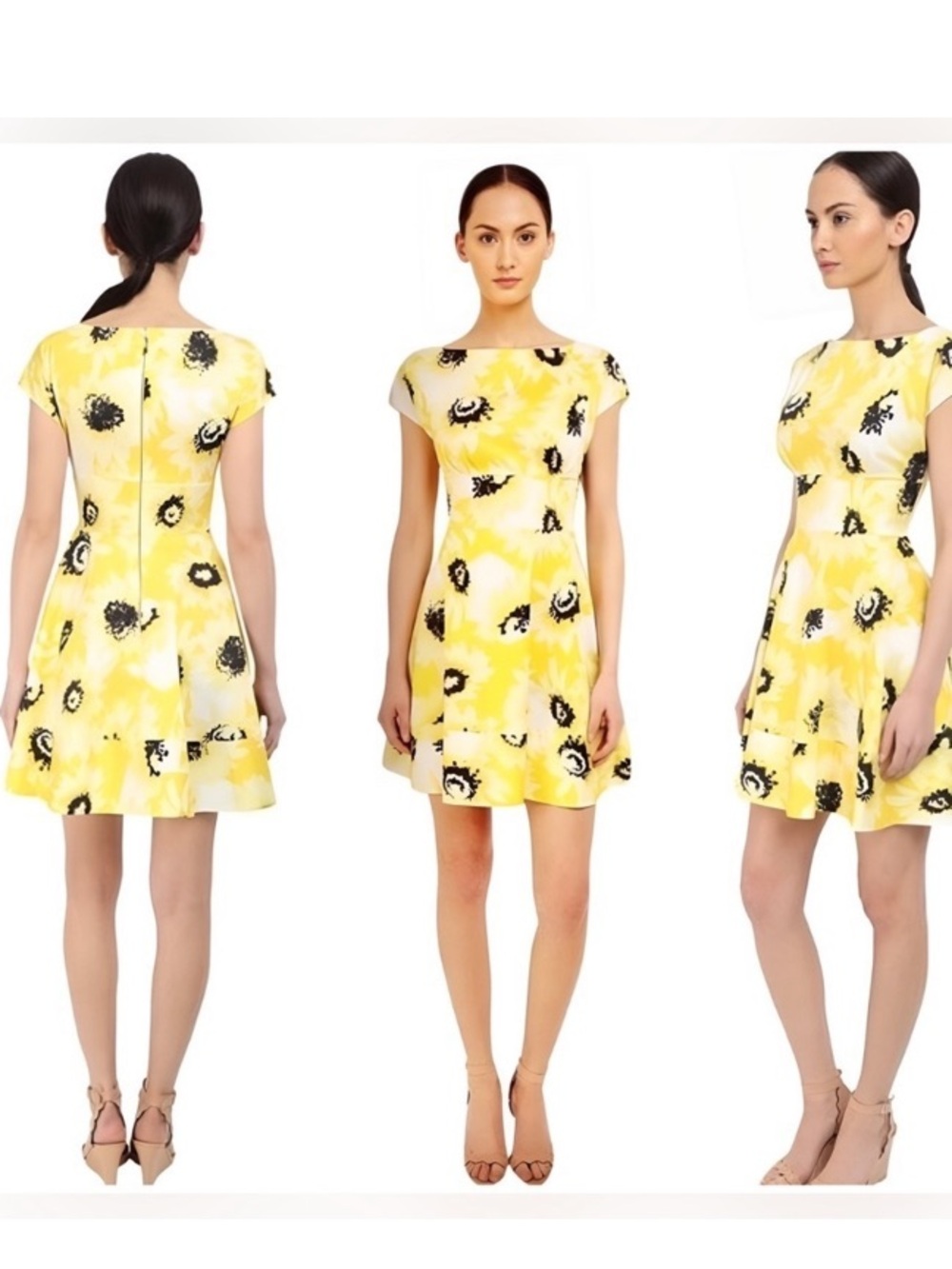 KATE SPADE SUNNY DAISY FIORELLA DRESS IN YELLOW Size 6